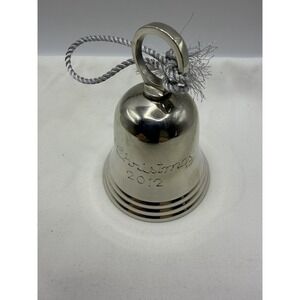 INTERNATIONAL SILVER Co. Christmas 2012 Silver Plated Metal Annual Bell